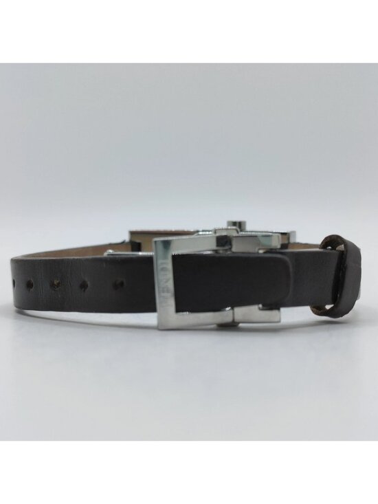 ? Fendi Swiss Made Rectangle Leather Watch | Stainless Steel | Quartz | Vintage main image 5